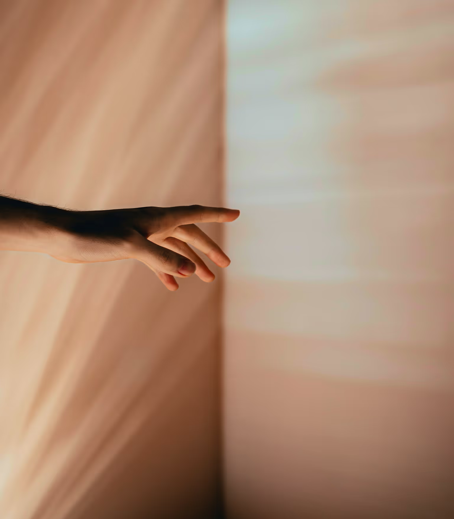 Hand reaching out